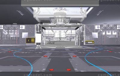 C4D-科技电子产品场景模型-科幻场景模型库-Cinema 4D(.c4d)模型下载-cg模型网