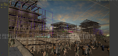 古城修建 古城建造模型-现代场景模型库-3ds Max(.max)模型下载-cg模型网