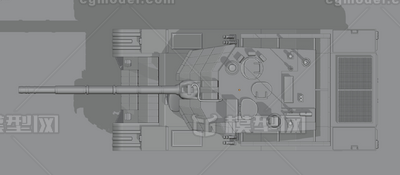 99A主战坦克模型-火炮器械模型库-Blender(.blend)模型下载-cg模型网