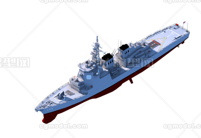 金刚级驱逐舰 日本金刚号导弹驱逐舰模型-军舰模型库-3ds Max(.max)模型下载-cg模型网