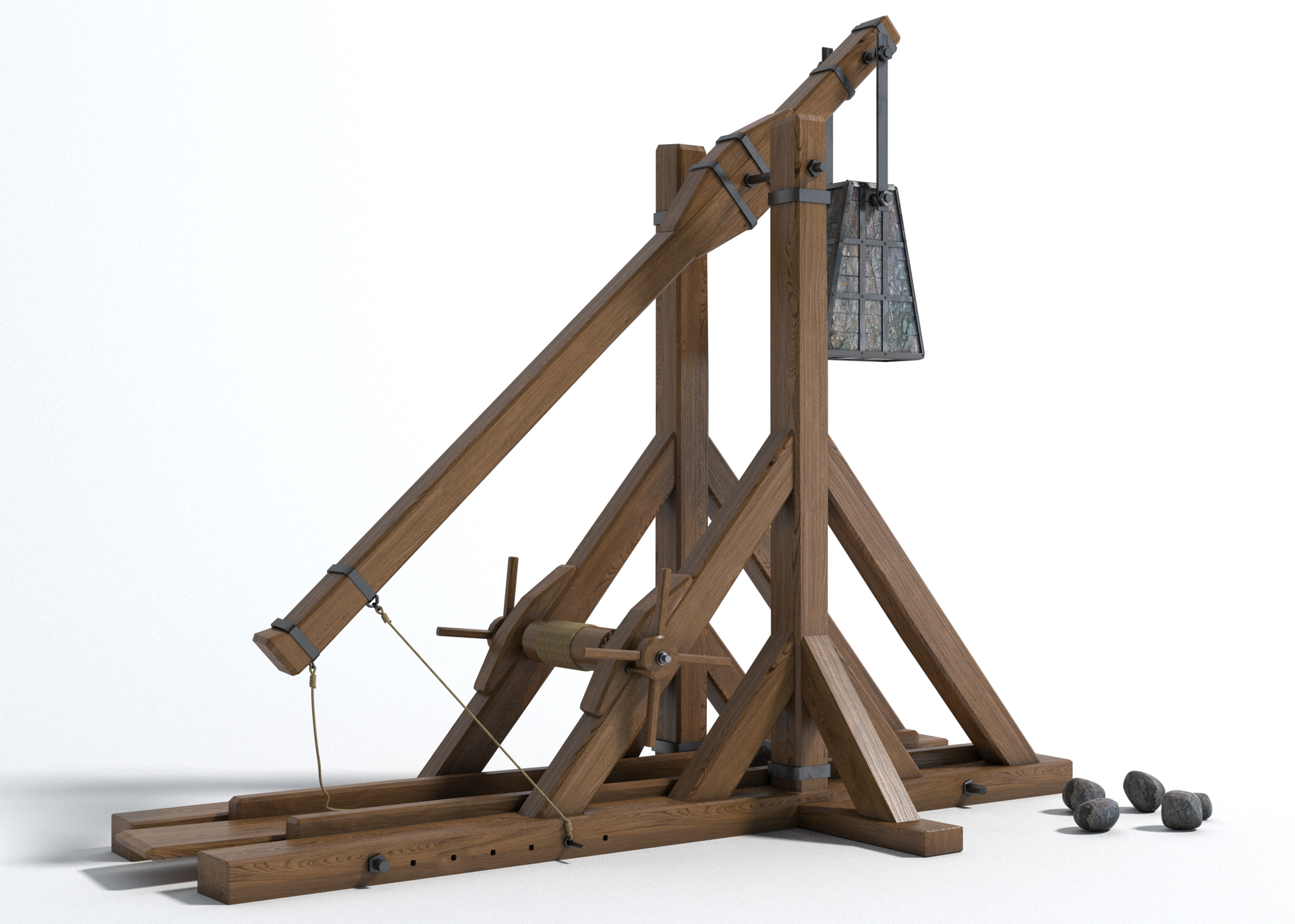 中式风格投石车