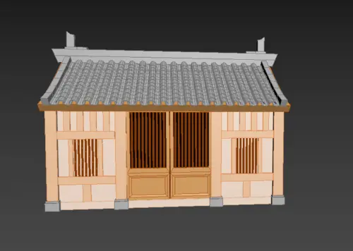 古房子 模型模型-历史建筑模型库-FBX(.fbx)模型下载-cg模型网