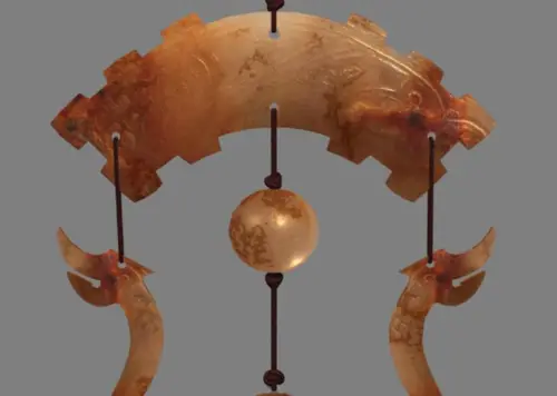 璧翣古代装饰品玉器体现了古代礼仪制度的严谨模型-穿戴服饰模型库-Maya(.ma/.mb)模型下载-cg模型网