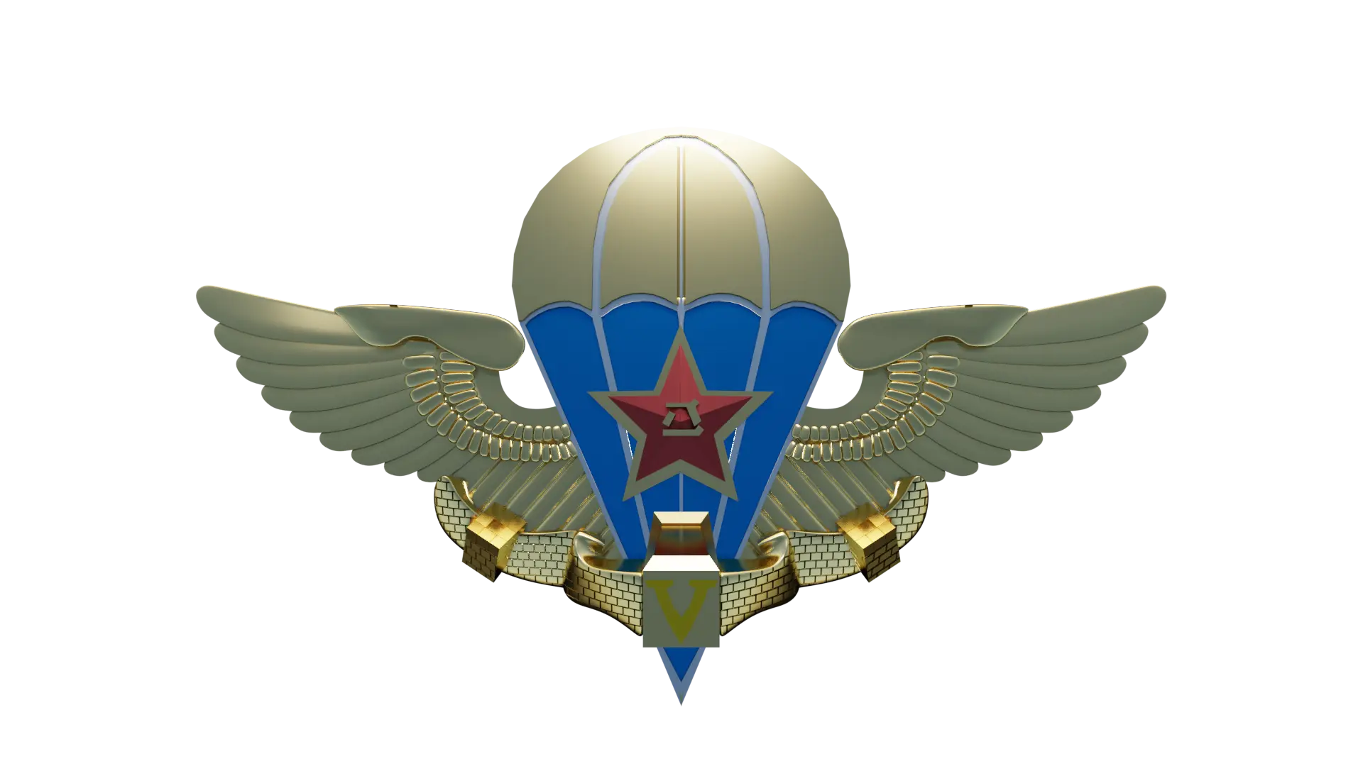 中国空降兵军标志 logo 徽章