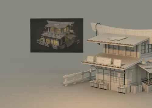古式建筑模型模型-历史建筑模型库-3ds Max(.max)模型下载-cg模型网