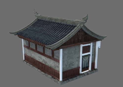 3转2写实场景模型 房子模型-场景部件模型库-3ds Max(.max)模型下载-cg模型网
