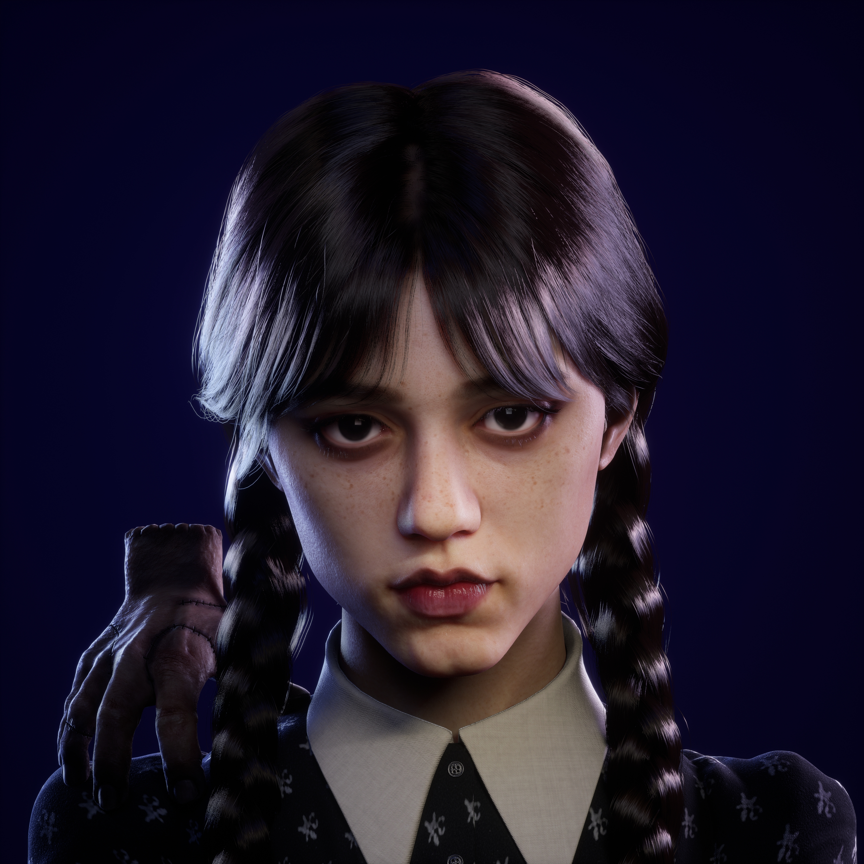 星期三三模型 - 角色/人物/生物 - 作品模型 - CG模型网