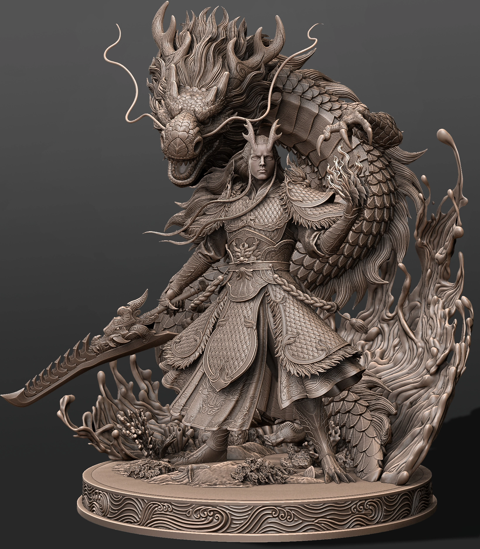 哪吒2敖光模型 - 角色/人物/生物 - 作品模型 - CG模型网