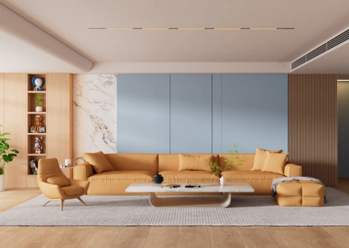 室内客厅工程模型-客厅模型库-Cinema 4D(.c4d)模型下载-cg模型网