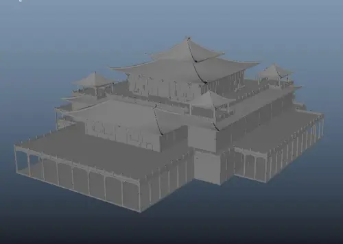 古代建筑 中式建筑模型-古代场景模型库-FBX(.fbx)模型下载-cg模型网