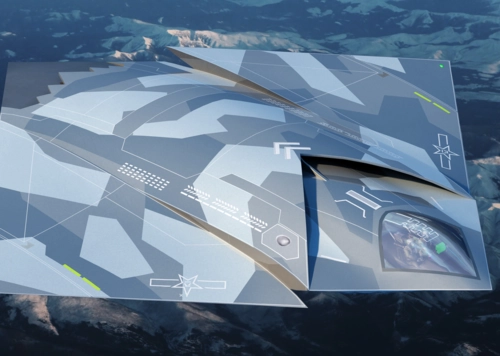 中国七代概念隐身战斗机3D模型模型-军用飞机模型库-3ds Max(.max)模型下载-cg模型网