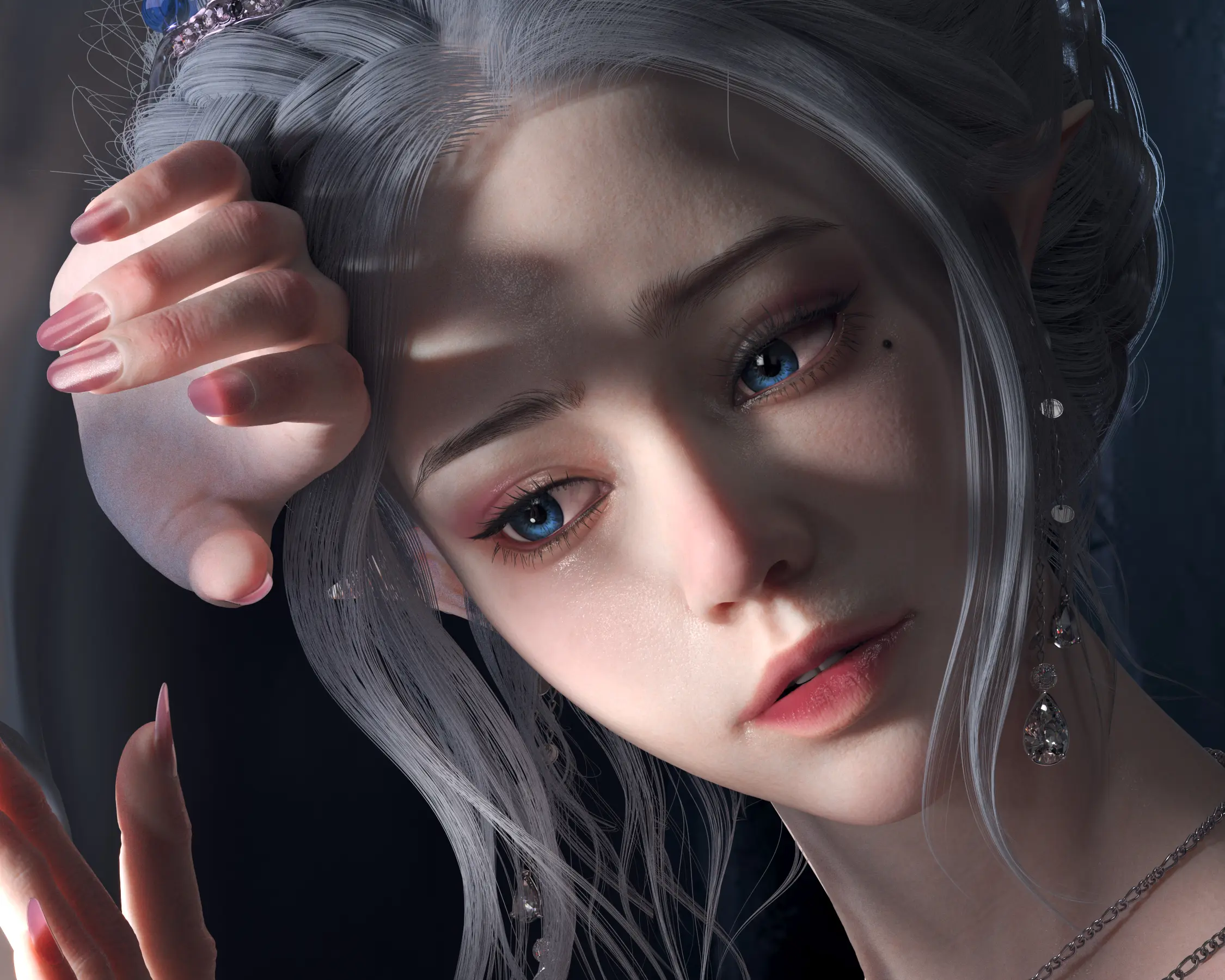 《鬼刀》冰公主 海琴烟模型 - 角色/人物/生物 - 作品模型 - CG模型网