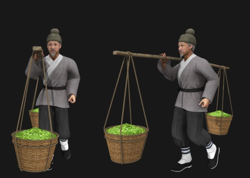 古代人物 古代老人模型-老人-男模型库-Maya(.ma/.mb)模型下载-cg模型网