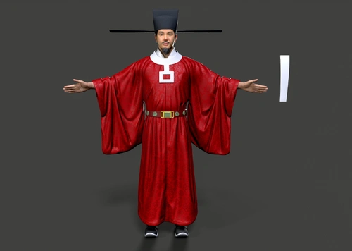 古代官员【有绑定】BIP人物绑定 古代人物 行人